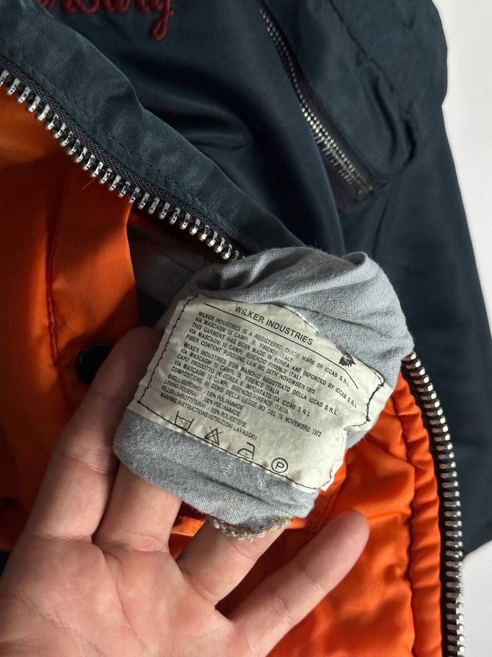 Other Vintage Wilker Industries MA-1 Bomber Jacket USA Patch Y2K Size US XL / EU 56 / 4 - 13 Thumbnail