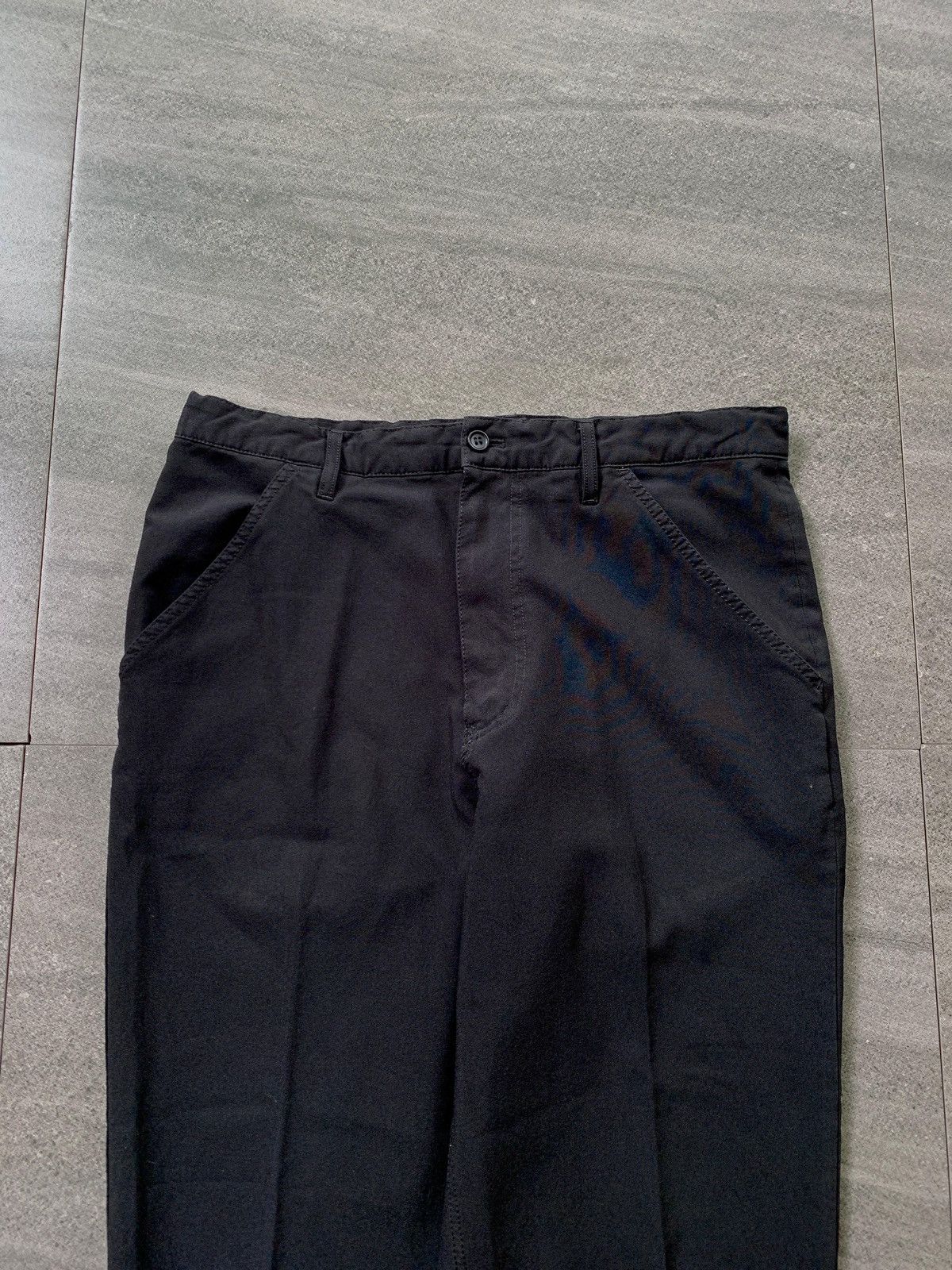 Comme des Garcons Black FREE TAX! CDG Black Cuffed Cropped Trousers Size US 31 - 2 Thumbnail