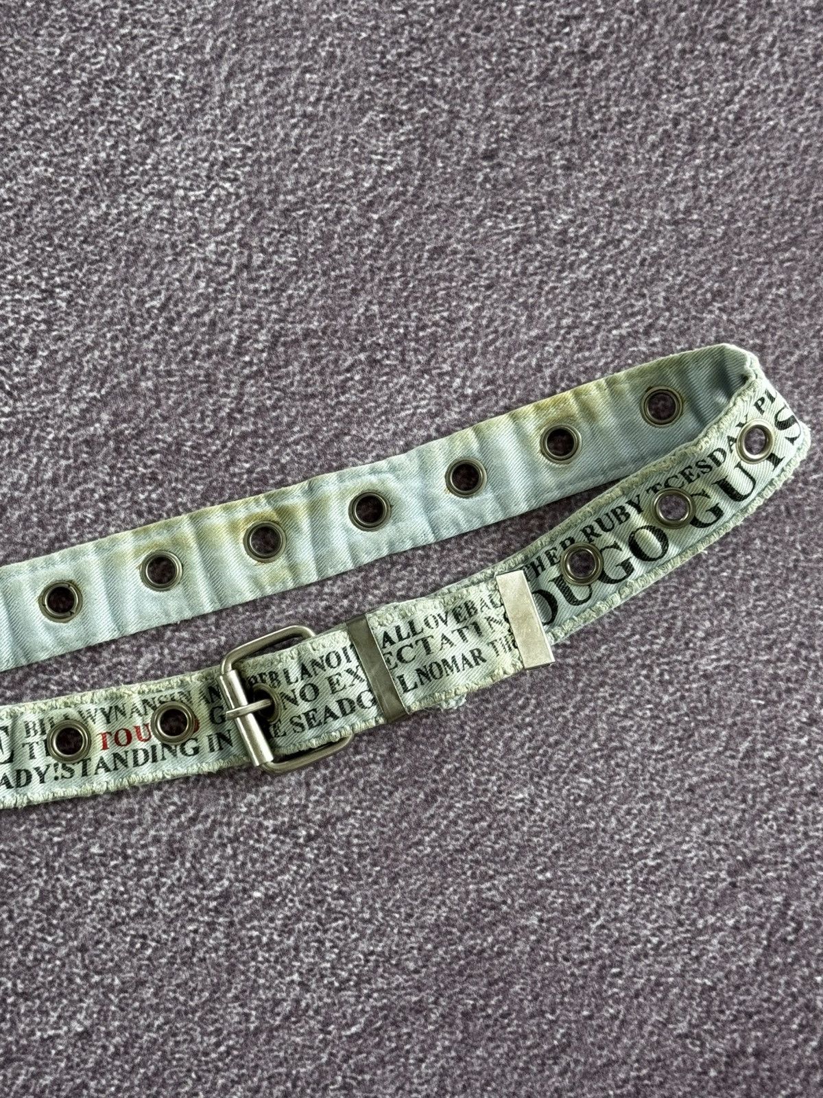 Japanese Brand Y2K Japanese Style Distressed Archive Belt Size ONE SIZE - 3 Thumbnail
