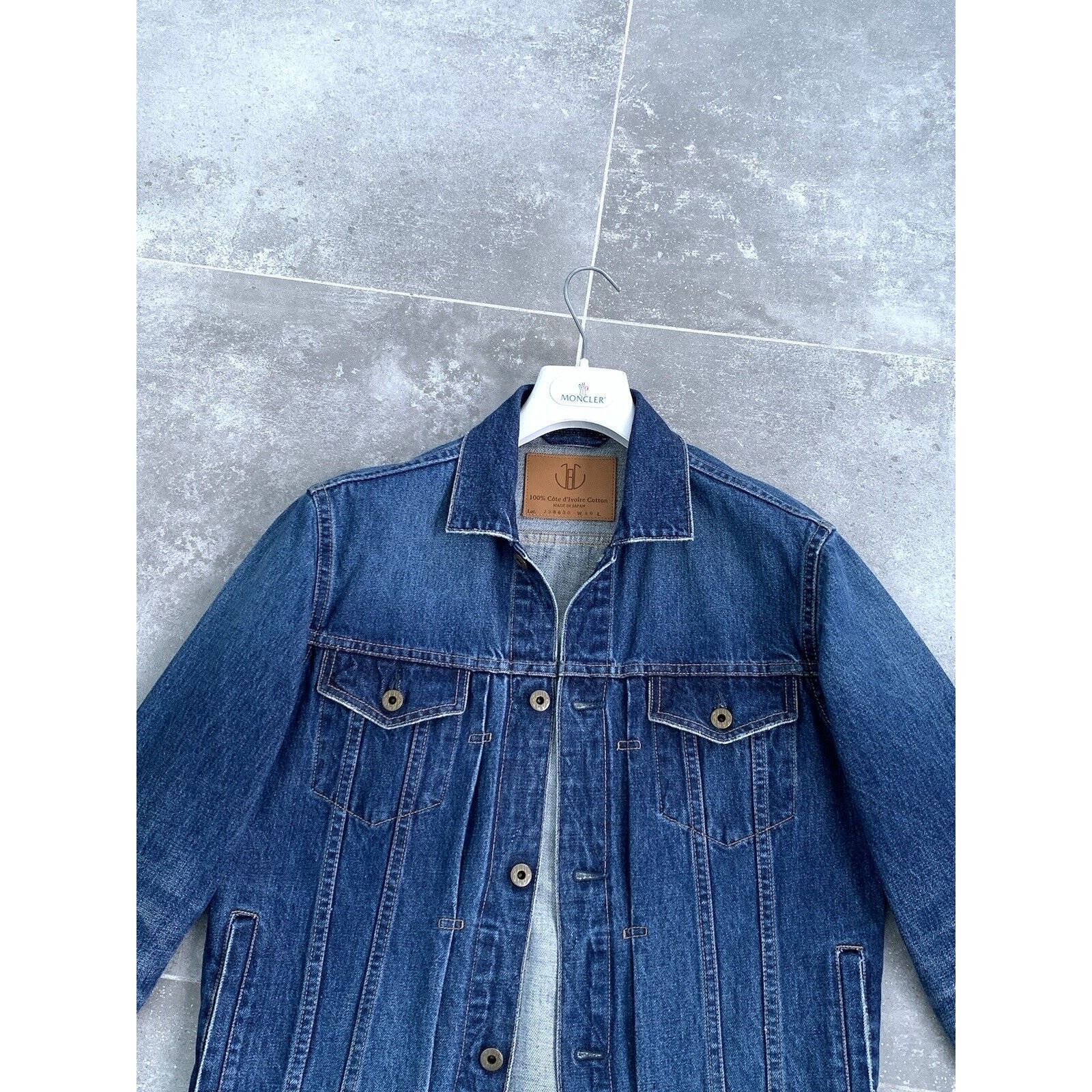 Japan Blue × Japanese Brand Men's JAPAN BLUE JEANS Denim Trucker Jacket Bomber Coat S-M Size US M / EU 48-50 / 2 - 7 Thumbnail