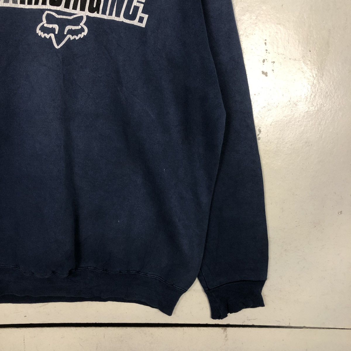 Fox Racing 📌Vintage Sweatshirt Fox Racing Big Logo Size US M / EU 48-50 / 2 - 7 Thumbnail