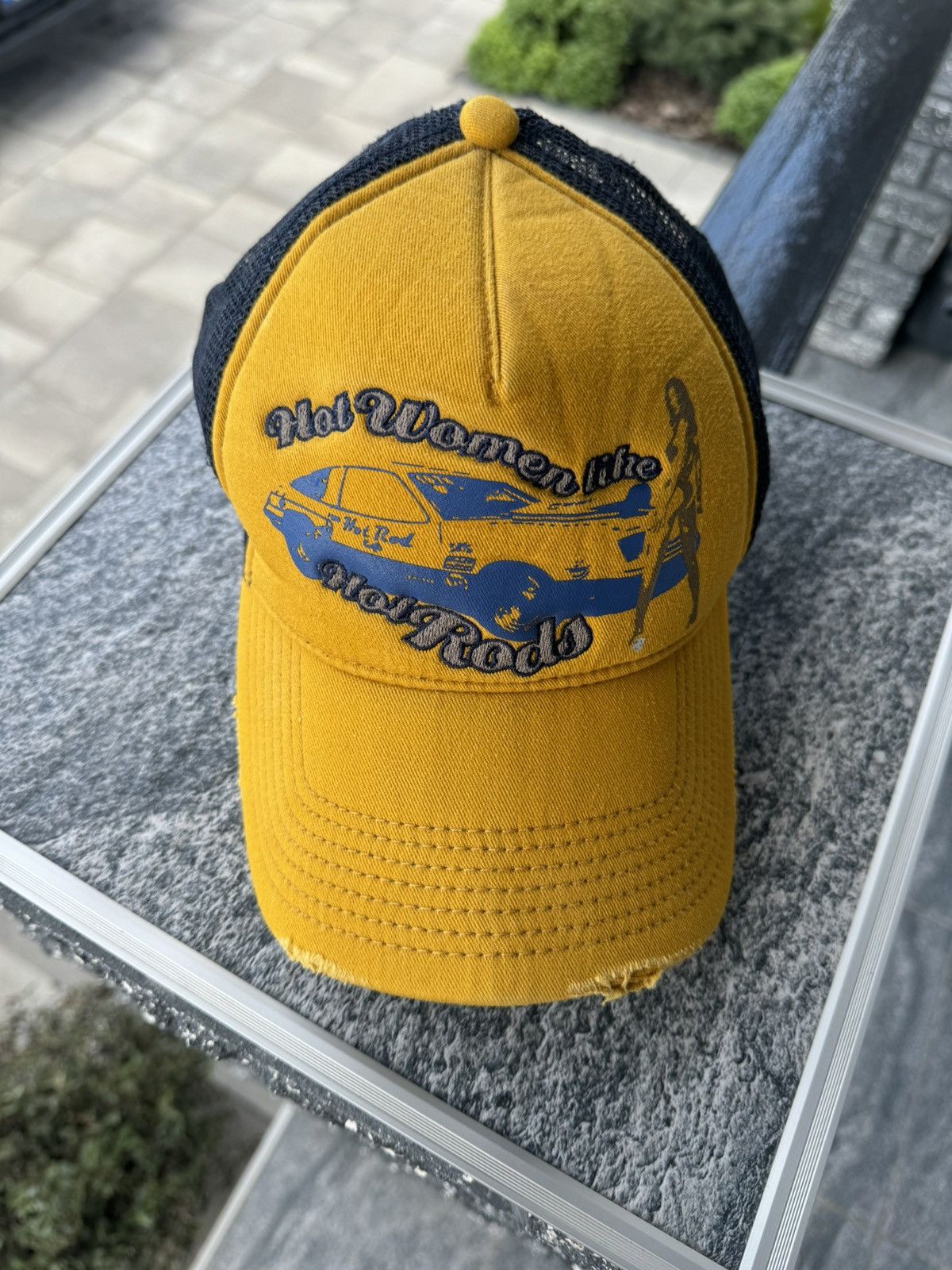 Other Hot Woman like Hot Rods Truck Cap Distressed Cap Size ONE SIZE - 2 Thumbnail