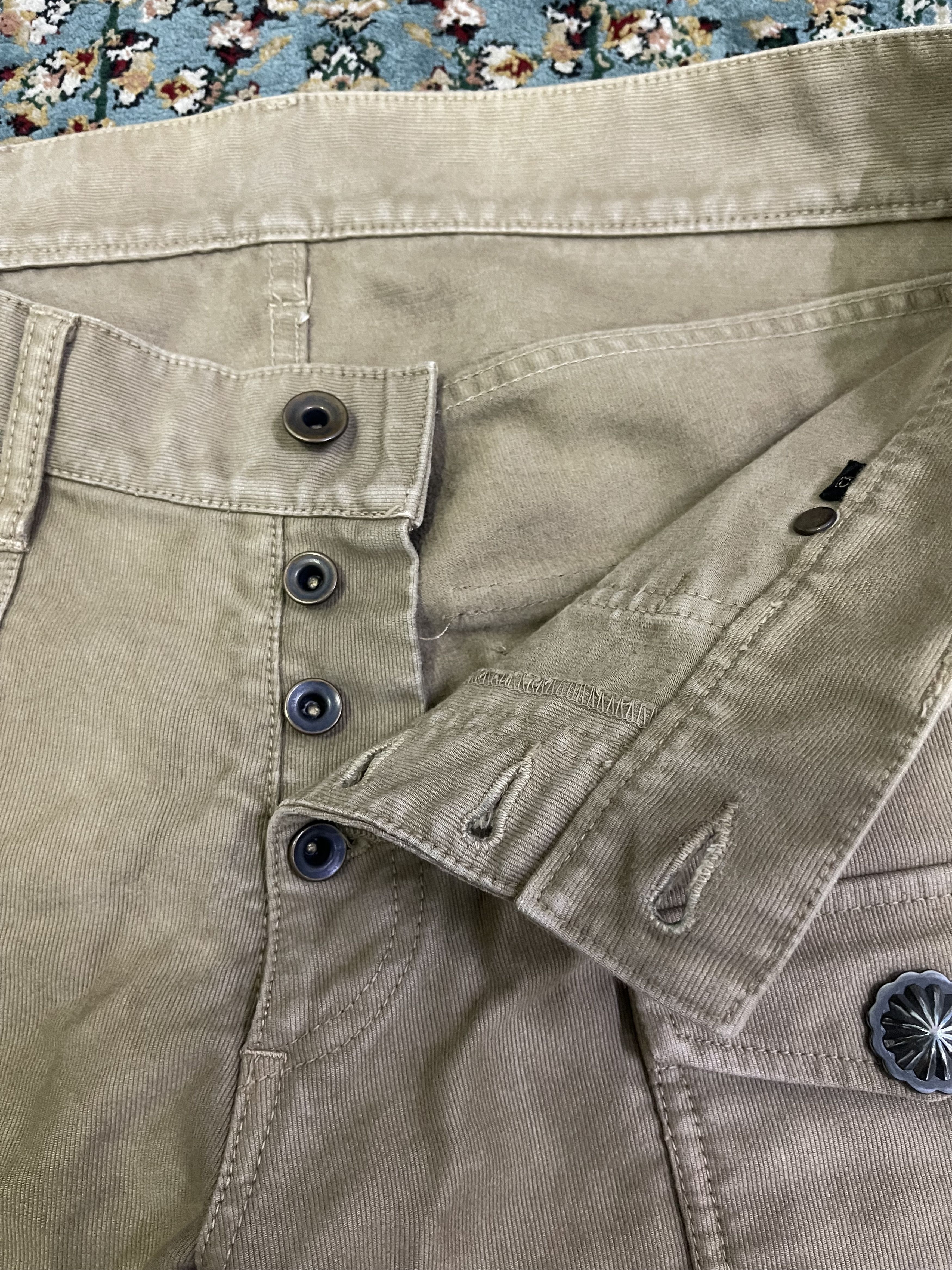 If Six Was Nine AYUITE Flared Leather Pocket Bushpants Beige Travis Scott Size US 32 / EU 48 - 14 Thumbnail