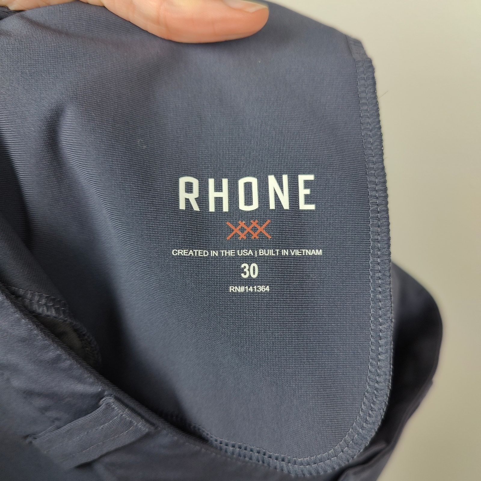 Rhone Rhone 9" Commuter Short Mens 30 Navy Blue Slate Chinos Golf Size US 30 / EU 46 - 7 Thumbnail