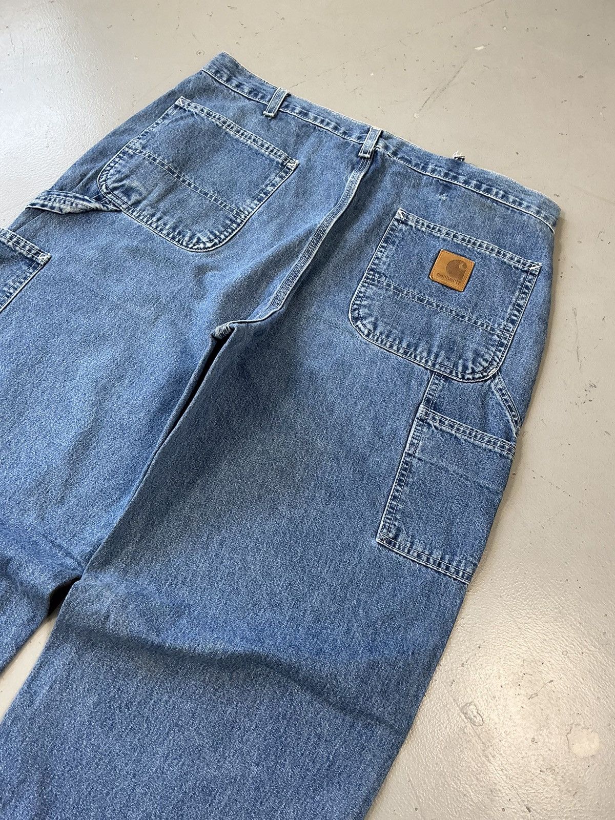 Carhartt × Vintage Vintage Carhartt B13 DST carpenter denim Size US 36 / EU 52 - 7 Thumbnail