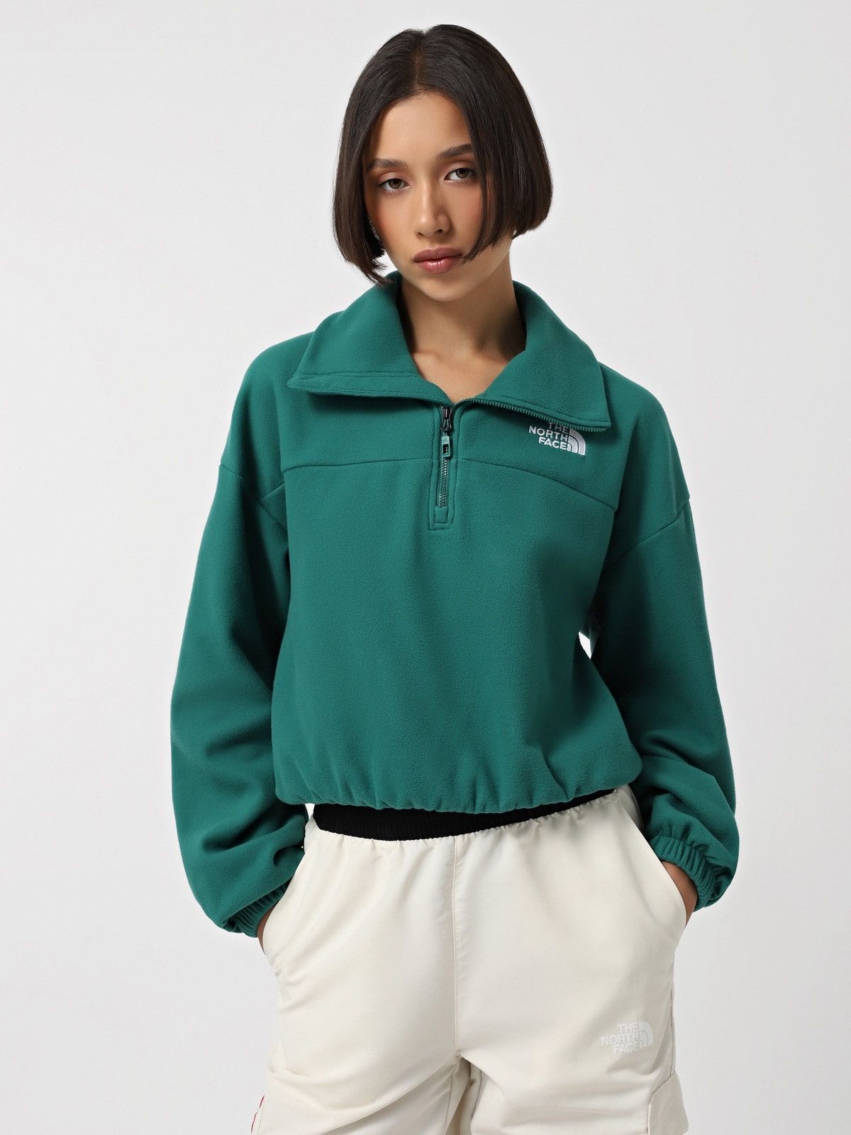 The North Face The North Face Glacier 1/2 zip oversized cropped Size M / US 6-8 / IT 42-44 - 2 Thumbnail