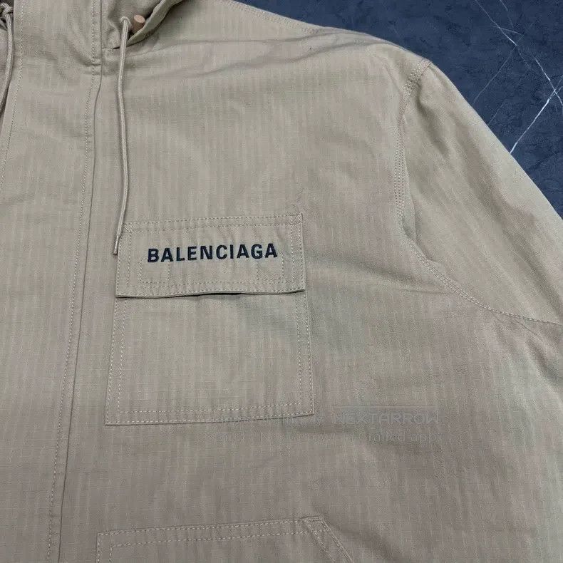 Balenciaga Balenciaga Recycled Khaki Cotton Jacket Size US S / EU 44-46 / 1 - 3 Thumbnail