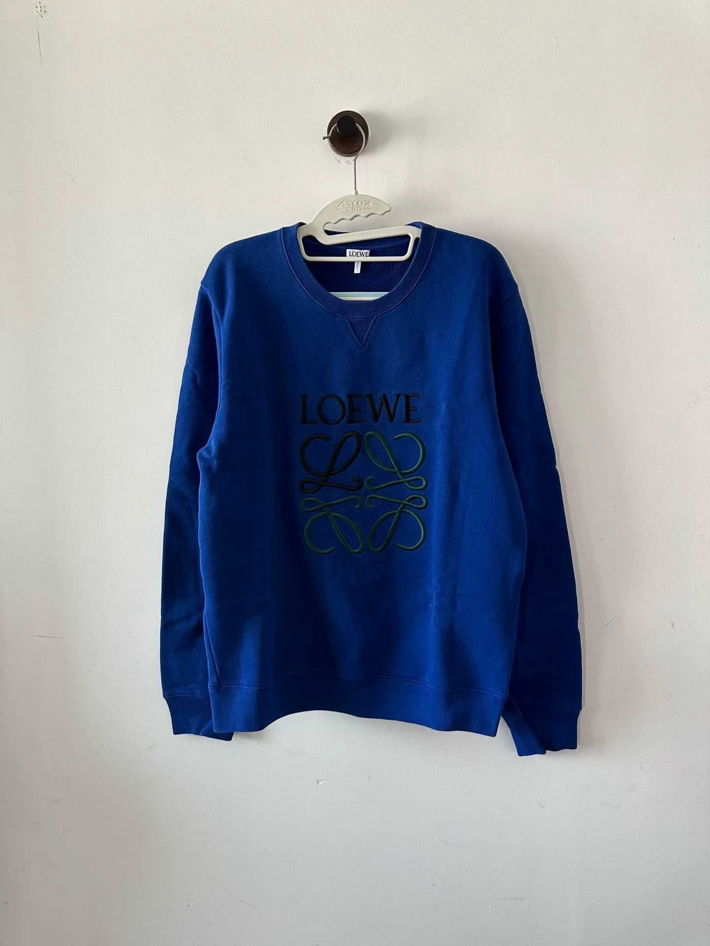 Loewe Loewe Blue Embroidered Sweatshirt L Size US L / EU 52-54 / 3 - 1 Thumbnail