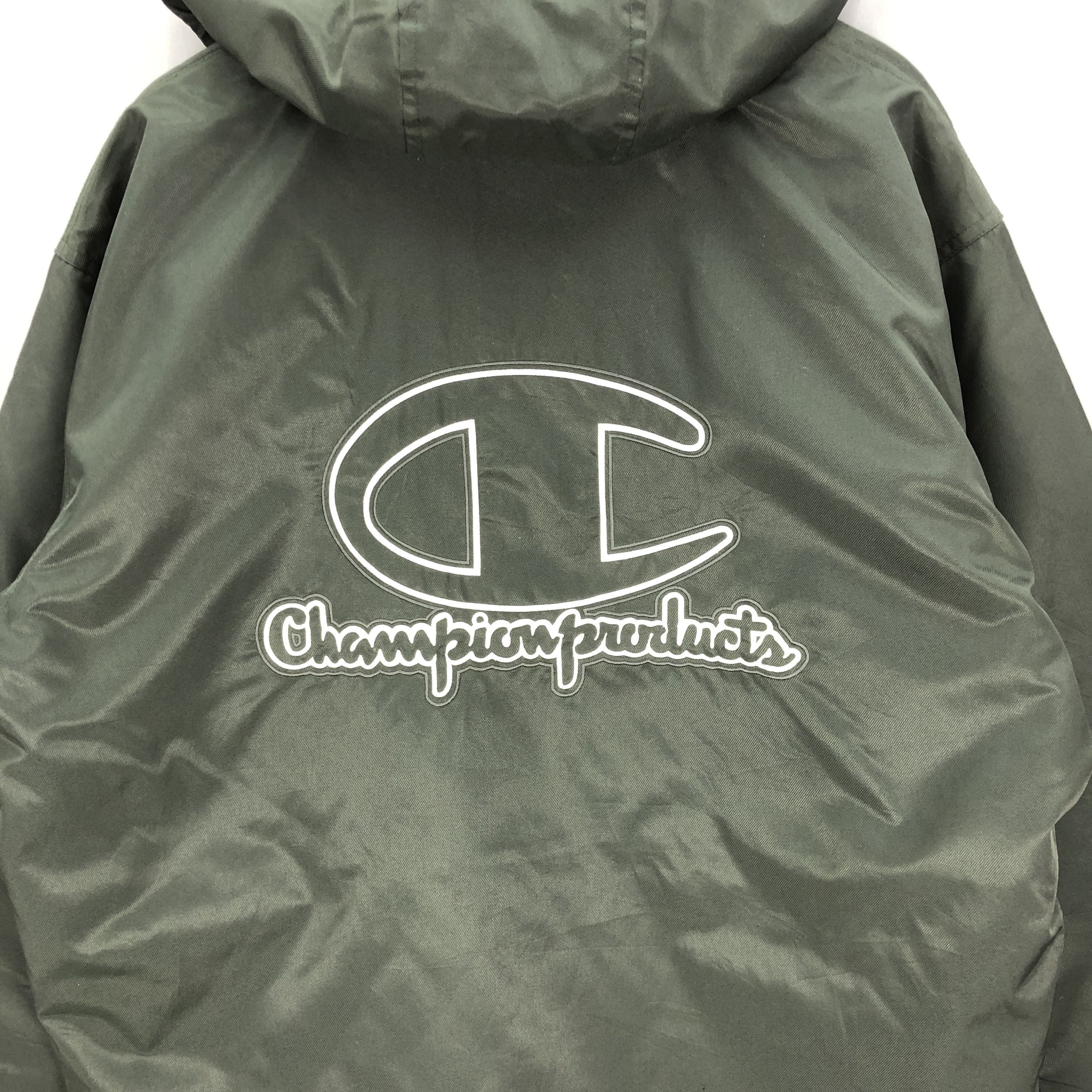Champion × Vintage Vintage Champion Long Coat Coach Jacket Sherpa Lining Size US XL / EU 56 / 4 - 6 Thumbnail