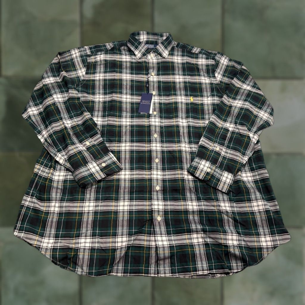 Polo Ralph Lauren Polo Ralph Lauren Shirt Long Sleeve Plaid Button Up Sz 2XB NWT Retail 15 Size US XXL / EU 58 / 5 - 1 Thumbnail