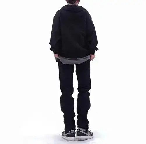 Japanese Brand VIBE Mens Skinny Jeans Street, Black Hole Slim Fit Size US 32 / EU 48 - 4 Thumbnail