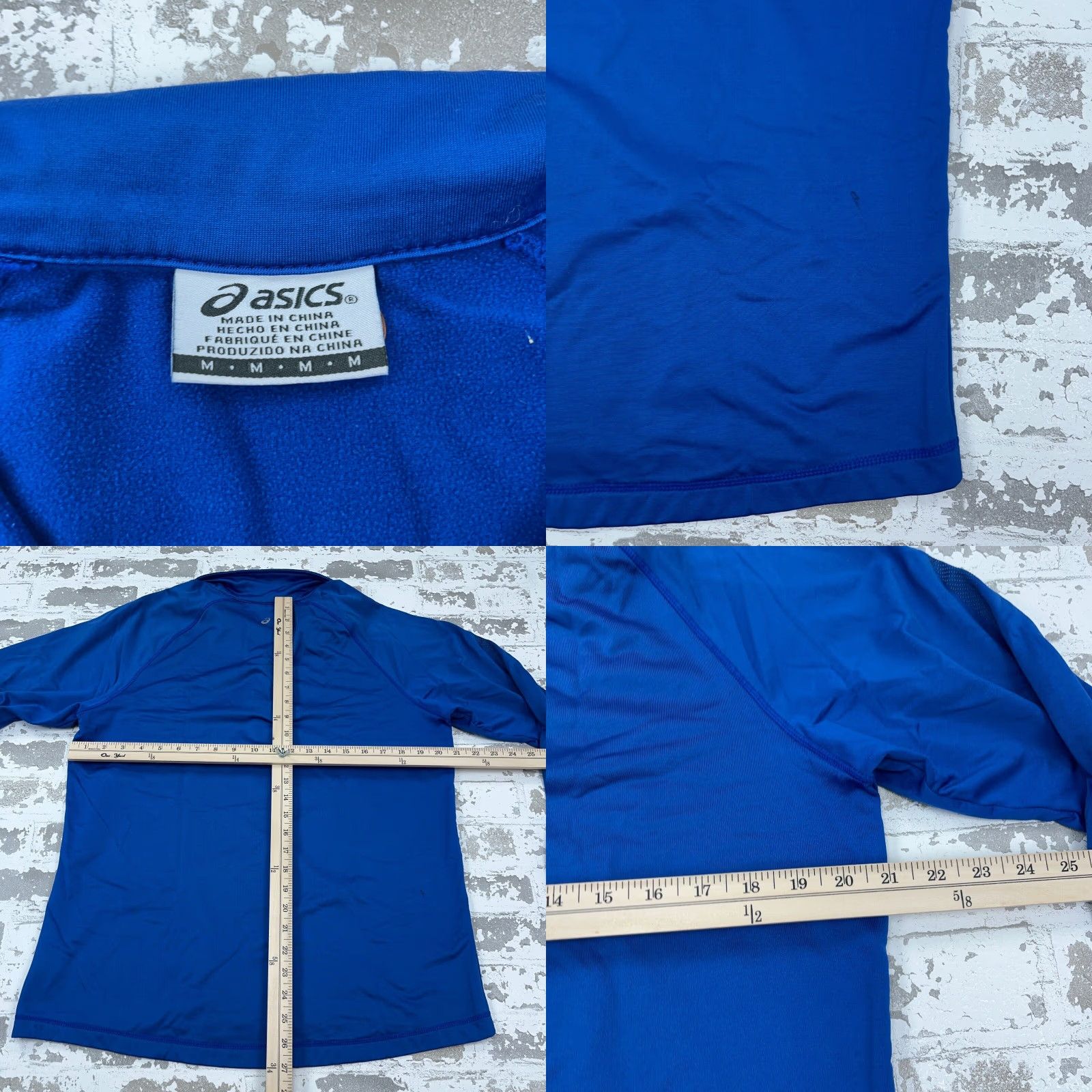 Asics Asics Sweatshirt Men Medium Blue Pullover Quarter Zip Sweater Performance Run Size US M / EU 48-50 / 2 - 8 Thumbnail