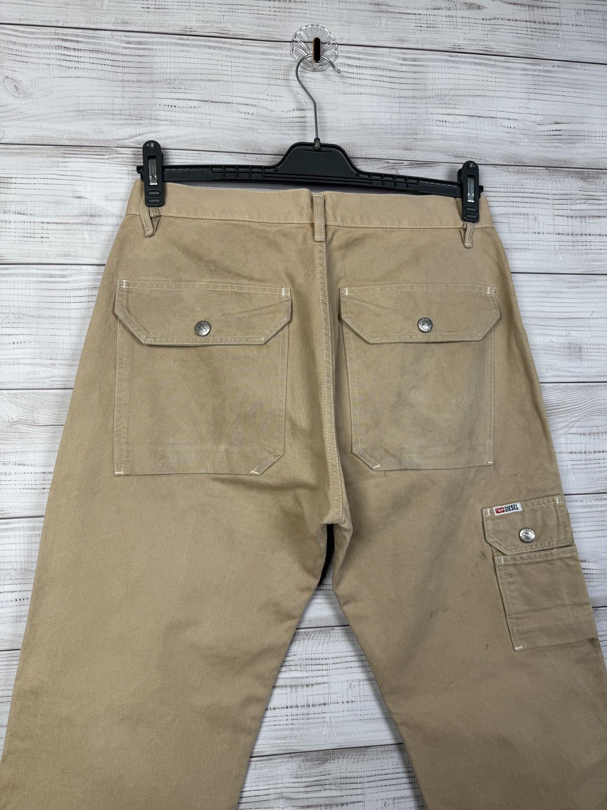 Diesel Vintage Y2K Diesel Work Cargo Pants Size US 34 / EU 50 - 9 Thumbnail