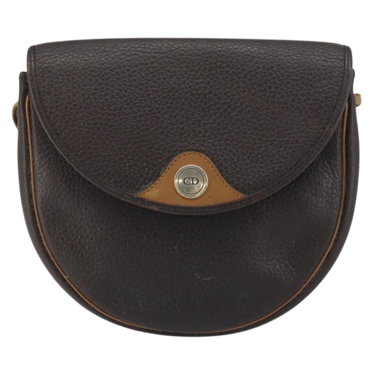Dior Christian Dior Vintage CD Flap Shoulder Bag Leather Size ONE SIZE - 1 Thumbnail
