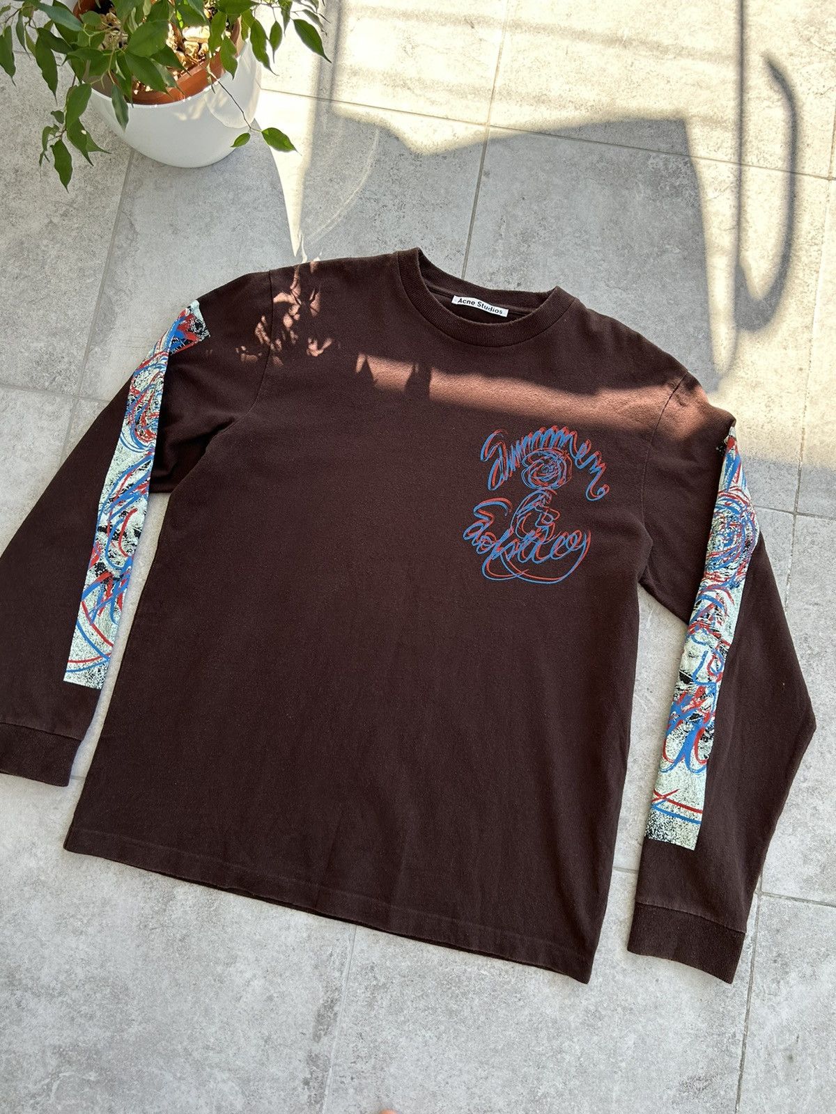 Acne Studios Acne Studios Summer Solstice long sleeve t-shirt tee Size US M / EU 48-50 / 2 - 1 Thumbnail