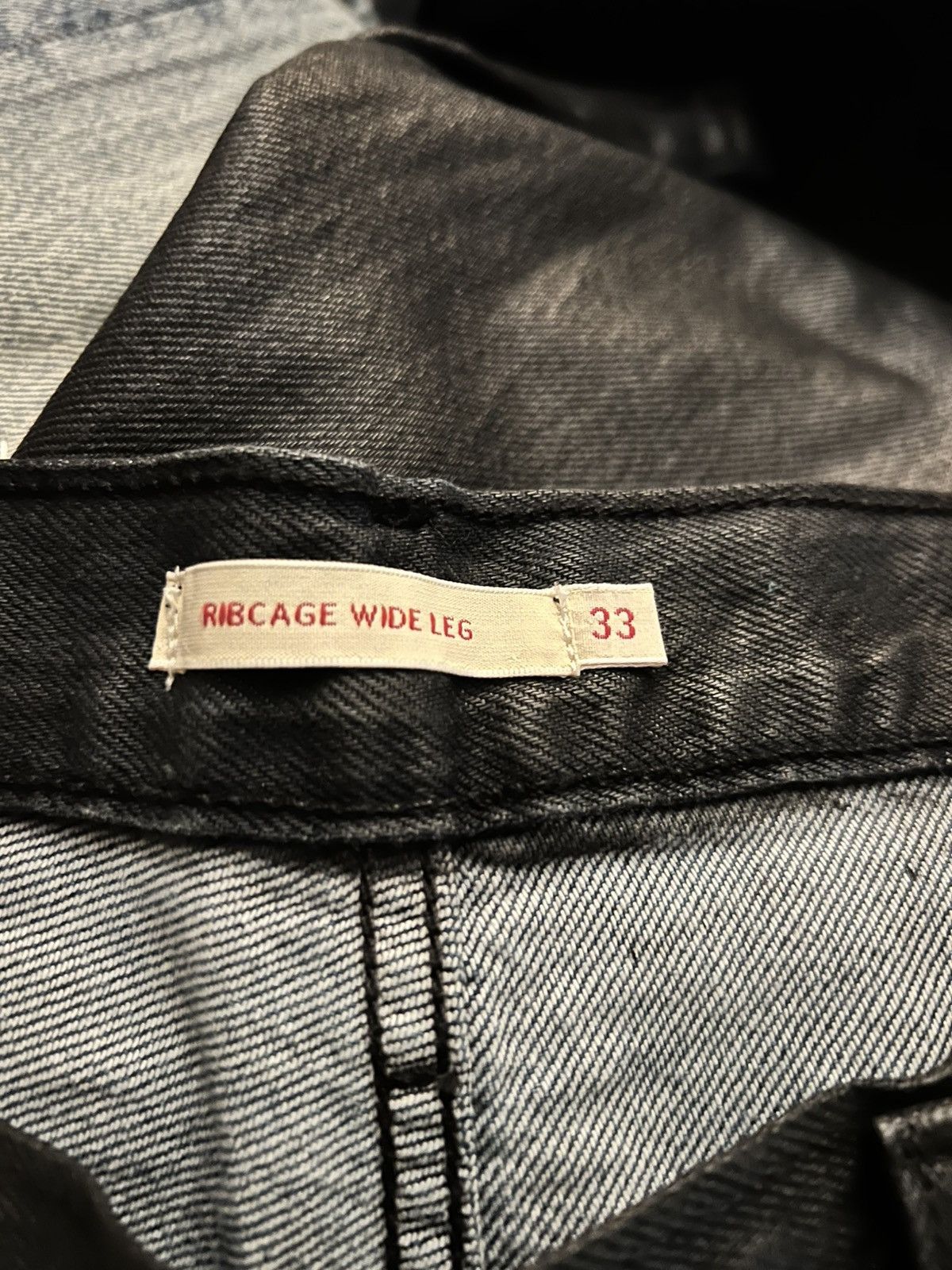 Levi's Levi wide leg wax denim Size 33" - 5 Thumbnail