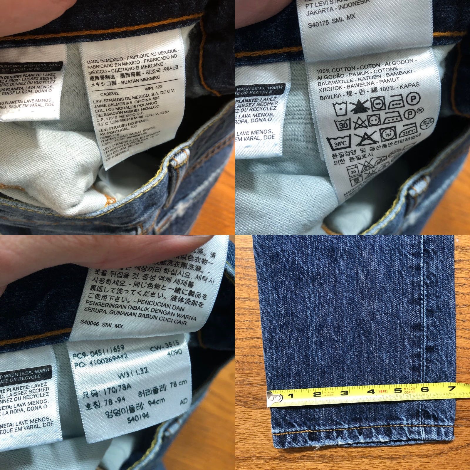 Levi's Levi's 511 Denim Jeans Slim Straight Distressed Mens 31x32 Blue Jeans Slim Straight Distressed Mens 31x32 Blue Levi's 511 Size US 31 - 8 Thumbnail