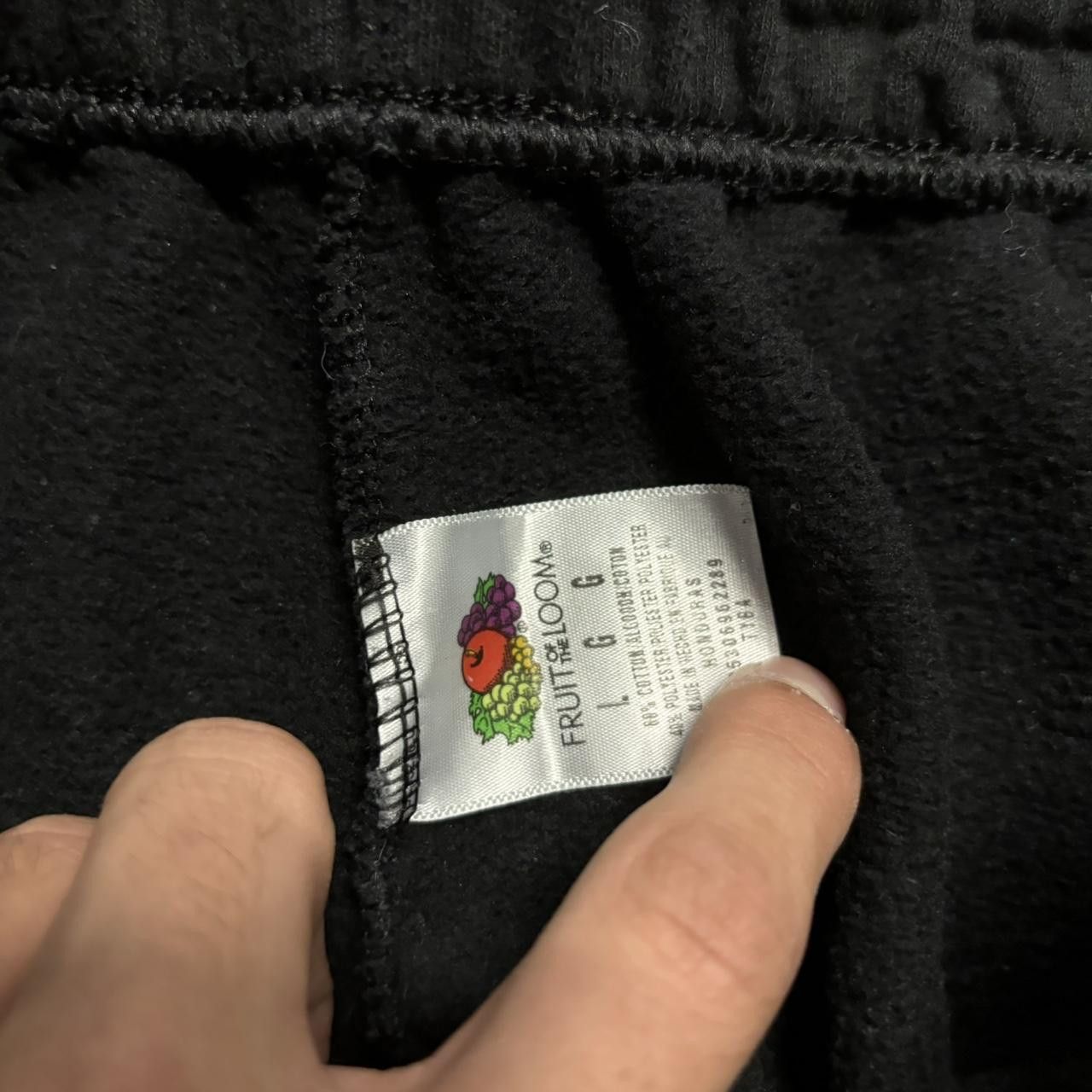 Japanese Brand × Vintage Crazy Vintage Y2K/2000s Black Essential Sweatpants! Size US 32 / EU 48 - 7 Thumbnail