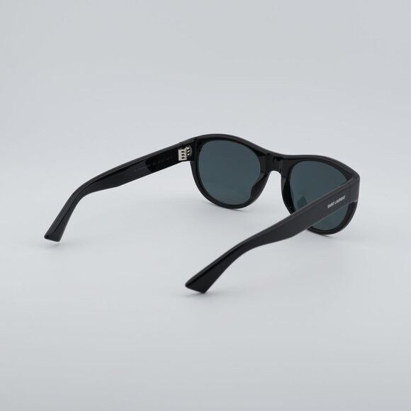 Saint Laurent Paris Saint Laurent SL 798 MAXIME 001 Sunglasses Black Oval Frame Size ONE SIZE - 10 Thumbnail