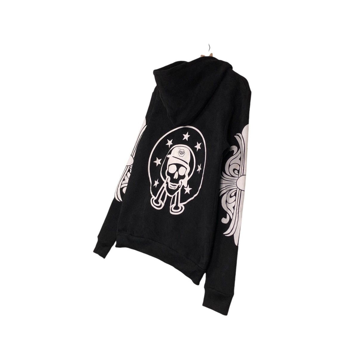 Japanese Brand 📌Vintage Hoodie Zipper Sweater Big Logo Skeleton Design Size US XL / EU 56 / 4 - 12 Thumbnail