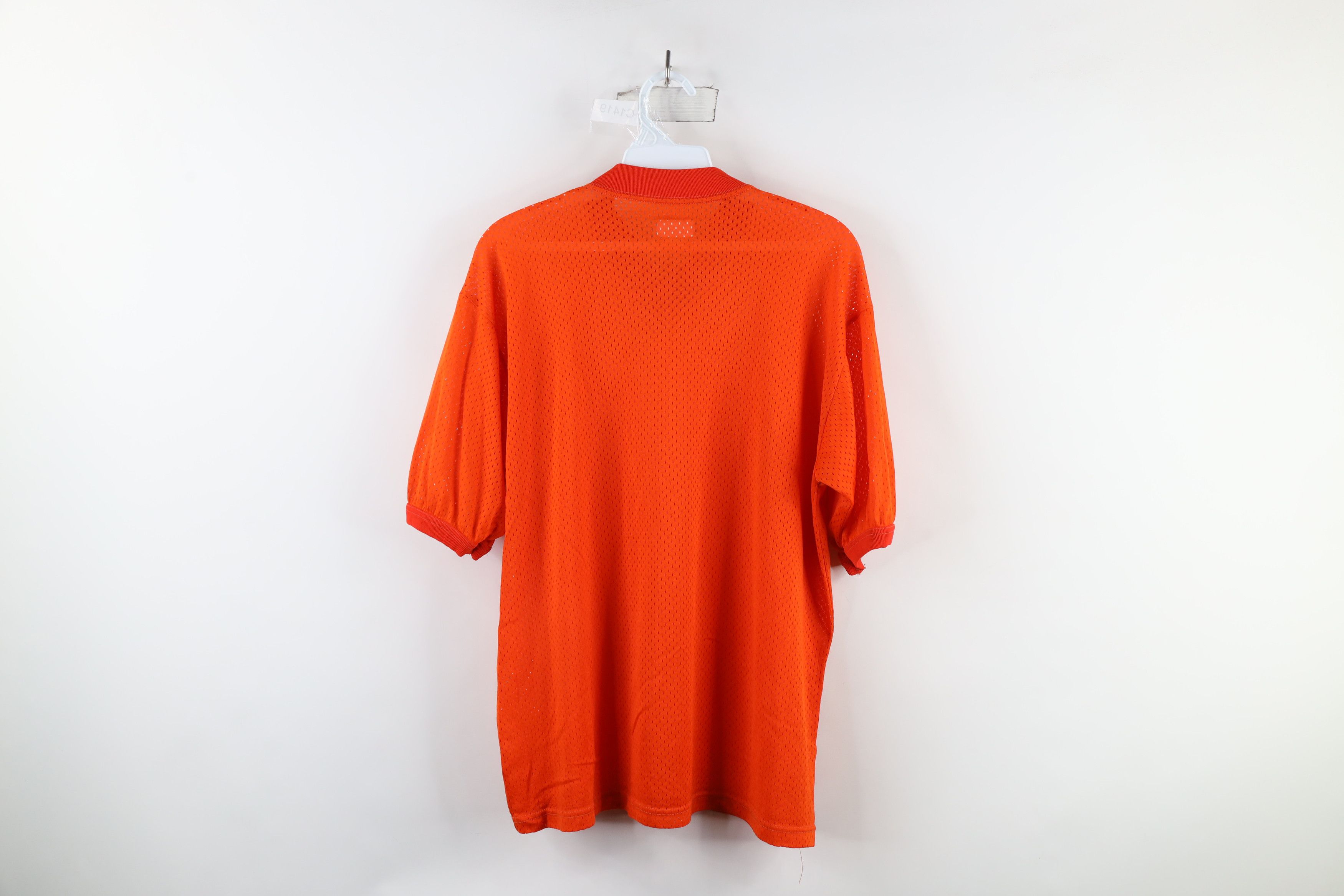 Vintage Vintage 70s Out Basketball Mesh Ringer T-Shirt Orange USA Size US XL / EU 56 / 4 - 7 Thumbnail