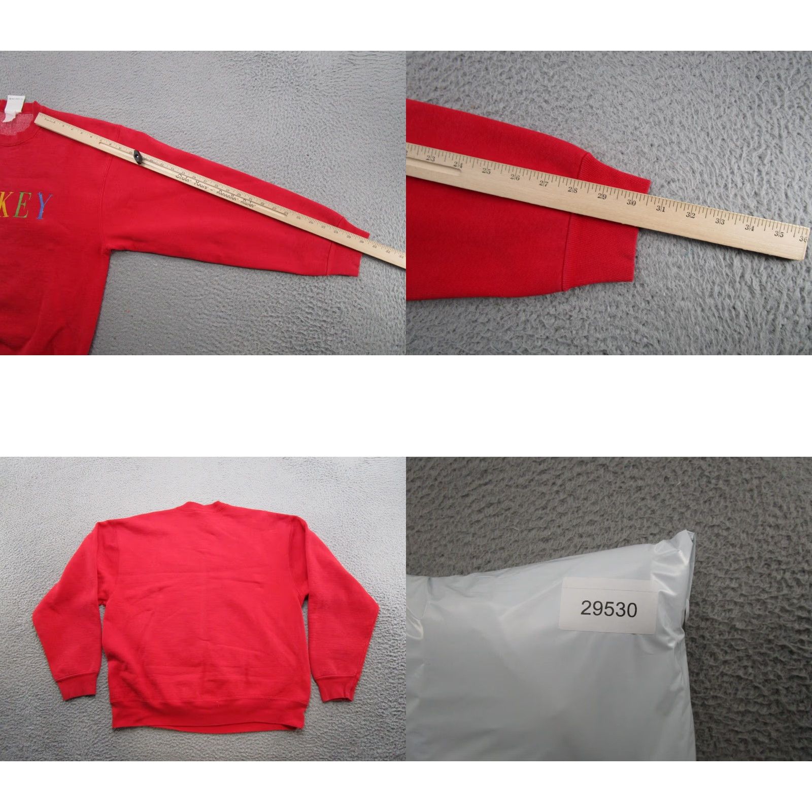 Mickey & Co. VINTAGE Mickey & Co. Embroidered Red Pullover Crewneck Sweatshirt 90s Read Mens XL Sweatshirt Embroidered 90s Theme Size US XL / EU 56 / 4 - 8 Thumbnail