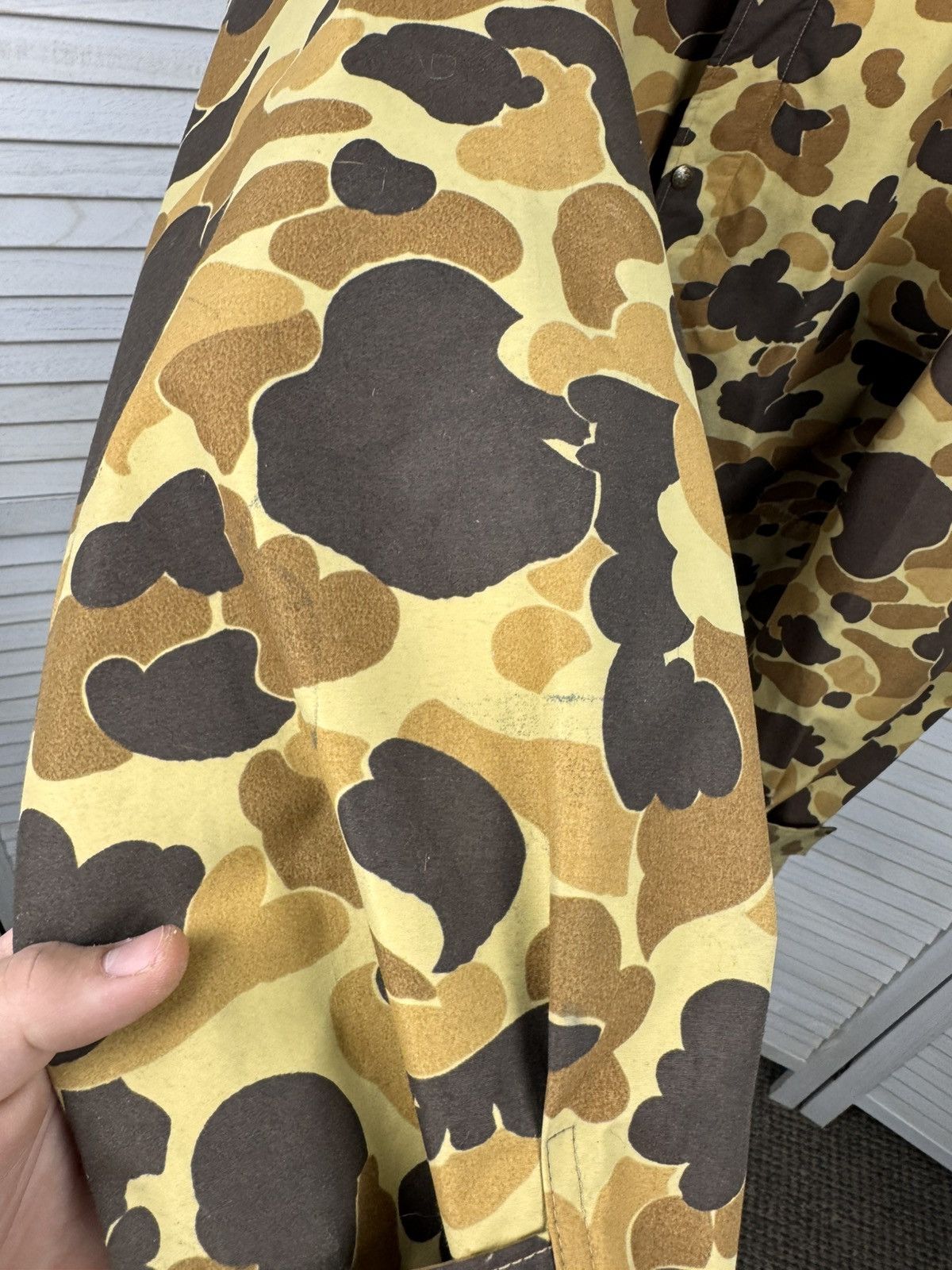 Vintage Vintage GORE-TEX Waterproof Camouflage Jacket Brown Beige Size US L / EU 52-54 / 3 - 10 Thumbnail