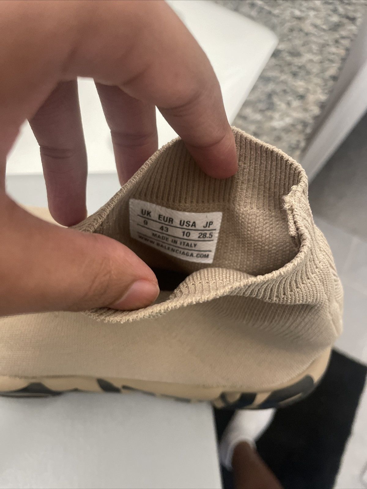 Balenciaga Balenciaga speed beige Size US 9 / EU 42 - 3 Thumbnail