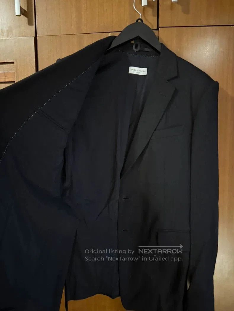 Dries Van Noten Dries Van Noten Black Men's Blazer. Size US L / EU 52-54 / 3 - 2 Thumbnail