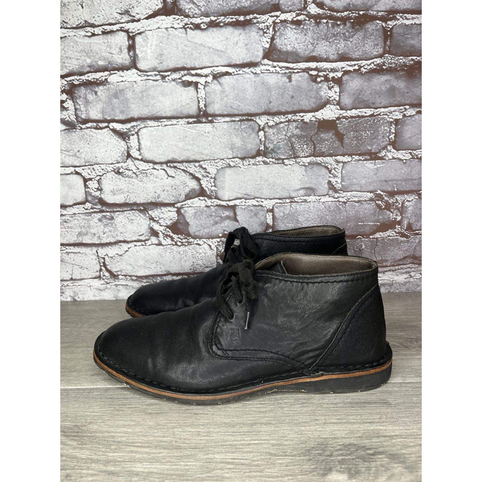 John Varvatos John Varvatos Portland Chukka Lace Up Shoes Black Soft Leath Size US 8 / EU 41 - 13 Thumbnail