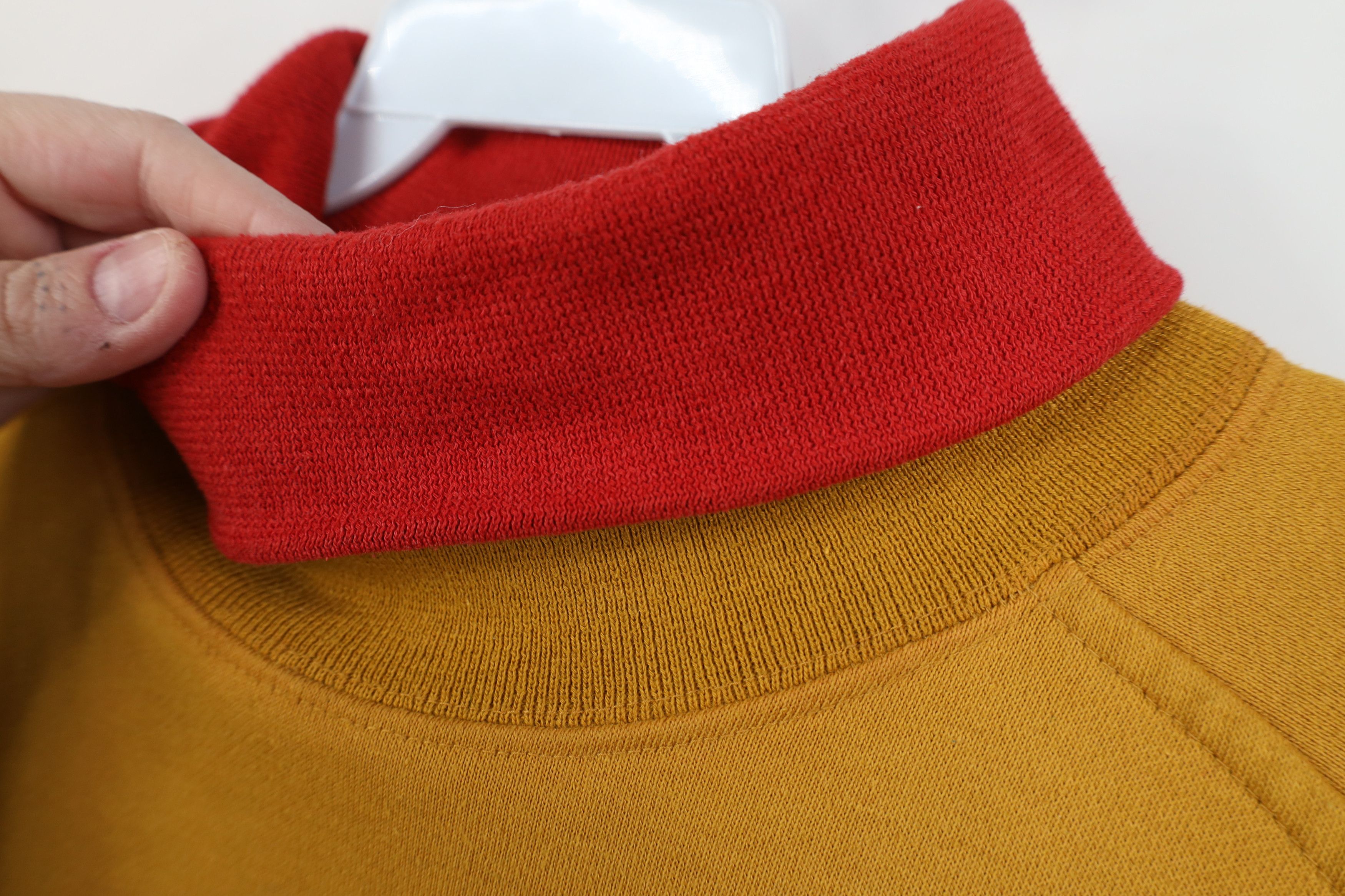 Gap Vintage 90s Gap Golden Harvest Turtleneck Sweatshirt Gold Size L / US 10 / IT 46 - 9 Thumbnail