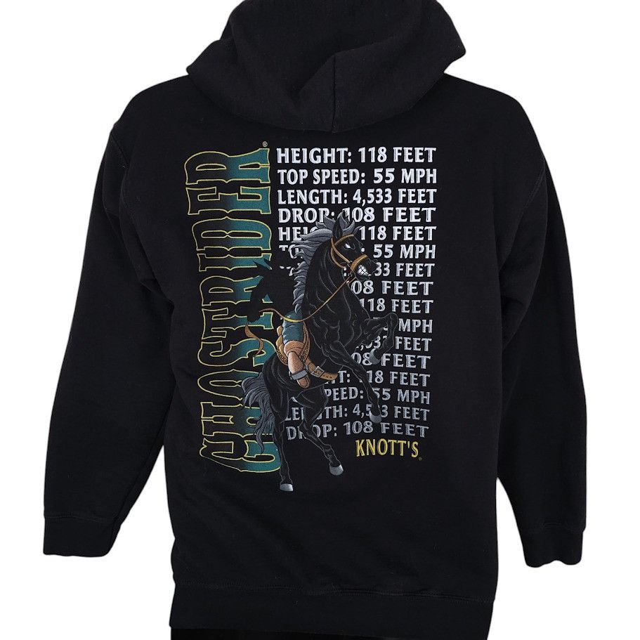 Gildan Knotts Berry Farm Sweatshirt Hoodie Mens Size XS Black Size US XS / EU 42 / 0 - 1 Thumbnail
