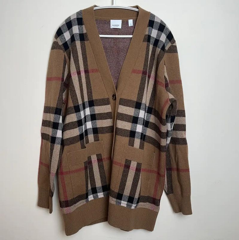 Burberry Burberry Color Block Cotton Women's Coat Size L / US 10 / IT 46 - 1 Thumbnail