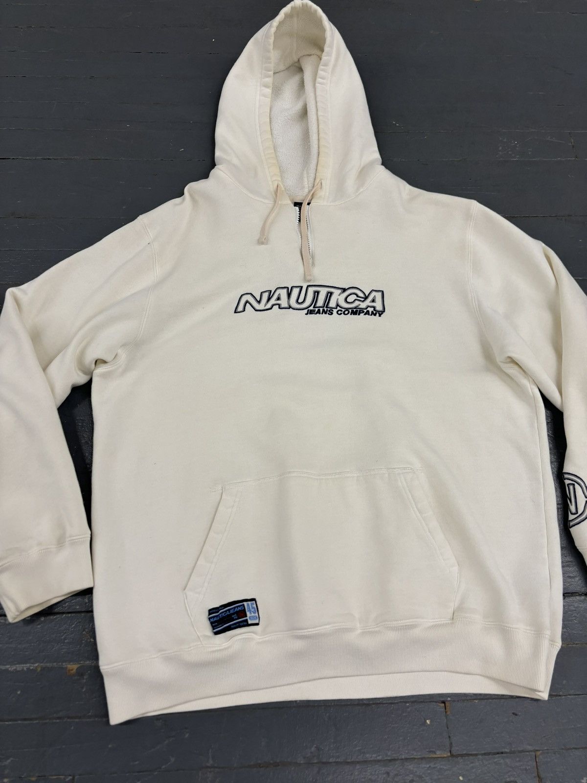 Nautica × Vintage Vintage Nautica jeans company hoodie Y2K Size US XL / EU 56 / 4 - 3 Thumbnail