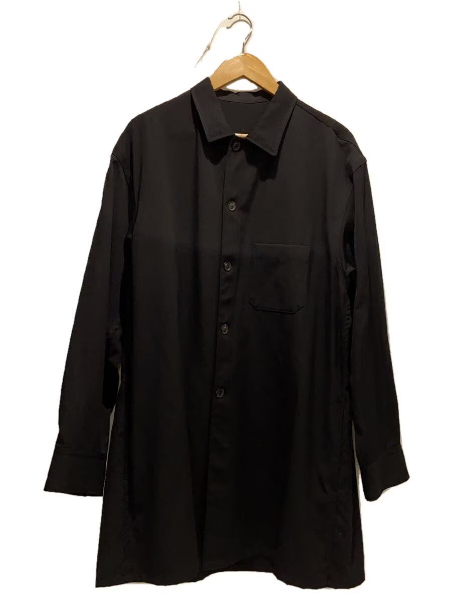 Yohji Yamamoto yohji yamamoto POUR HOMME wool long-sleeved shirt