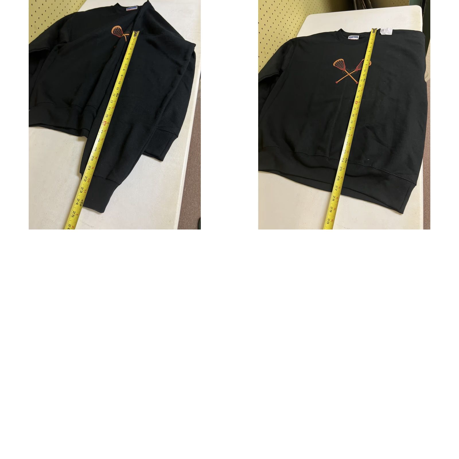 Hanes VINTAGE Hanes Sweatshirt Lacrosse Long Sleeve Pullover Black M Regular Men Cotton Blend NOS Pullover Sports 90s Size US M / EU 48-50 / 2 - 8 Thumbnail