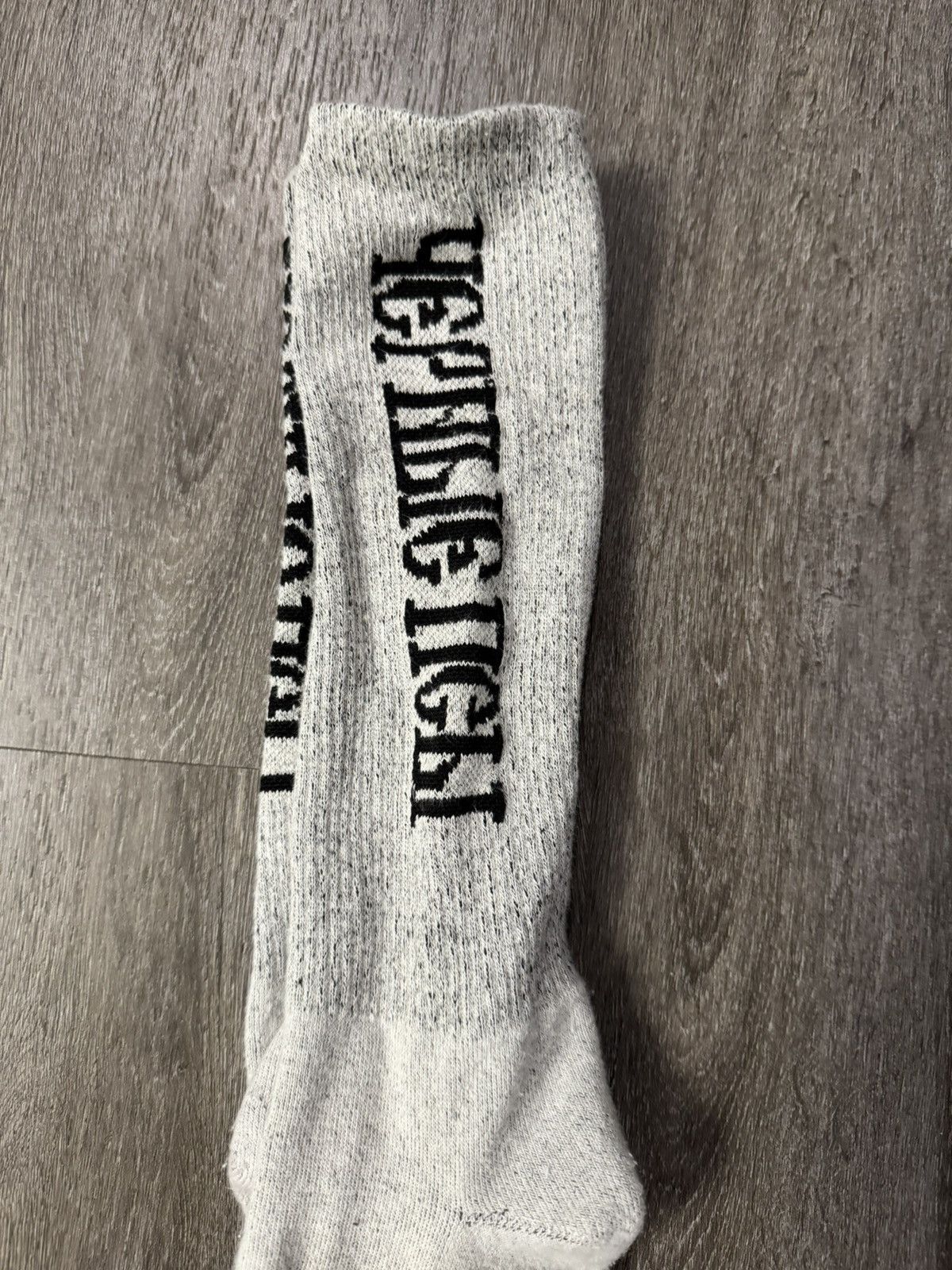 Yeezy Yeezy x Gosha Rubchinskiy Black Dogs Grey Socks M/L Size ONE SIZE - 2 Thumbnail