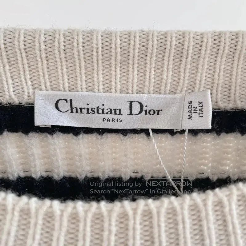 Dior Dior Striped Wool Sweater for Women . Size M / US 6-8 / IT 42-44 - 4 Thumbnail
