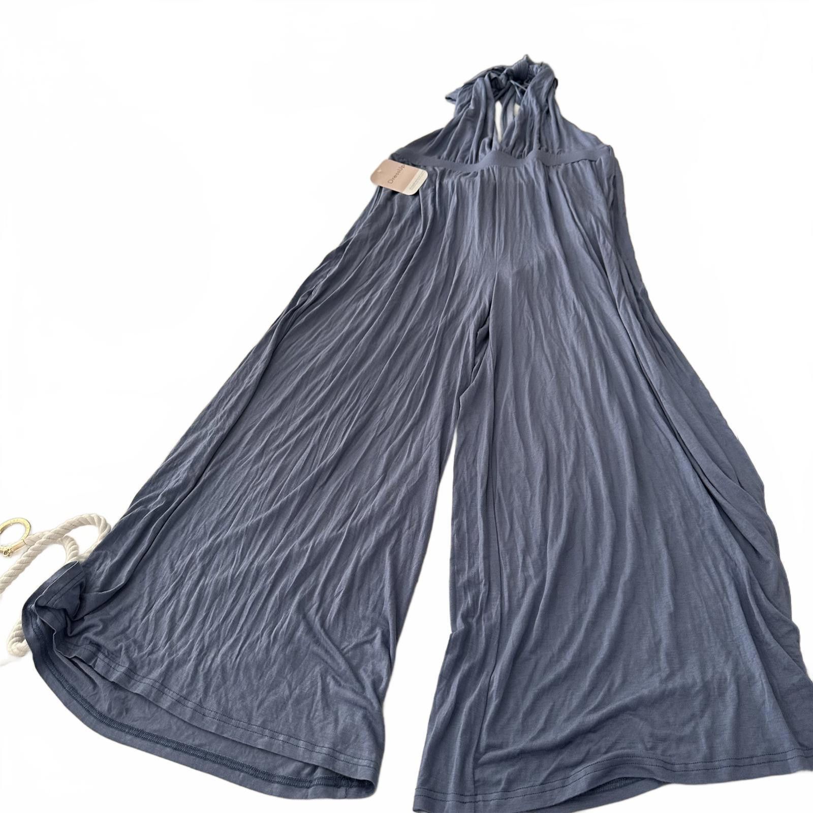 Designer Chic Halter Neck Jumpsuit - Perfect for Any Occasion Size 40" / US 18 - 2 Thumbnail