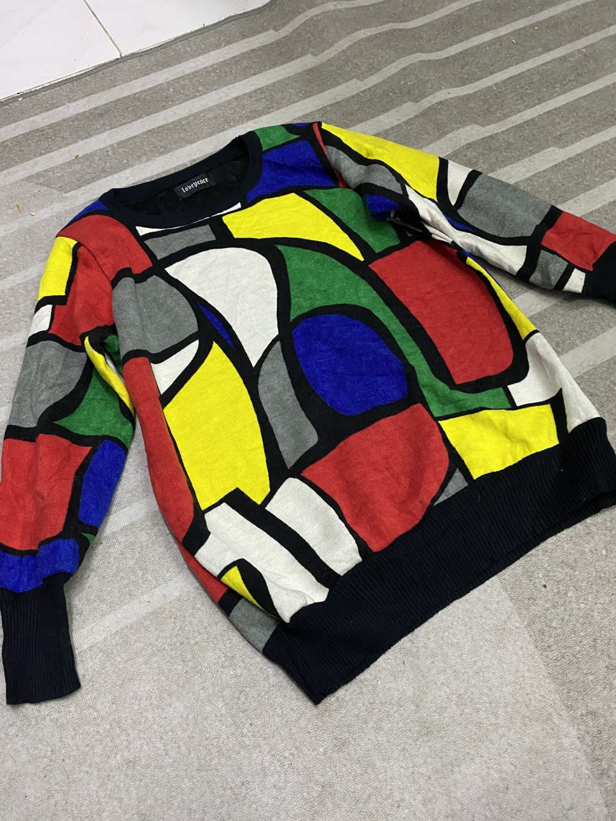 Art Comes First LovePeace Picasso Art Design Sweater Size M / US 6-8 / IT 42-44 - 1 Thumbnail