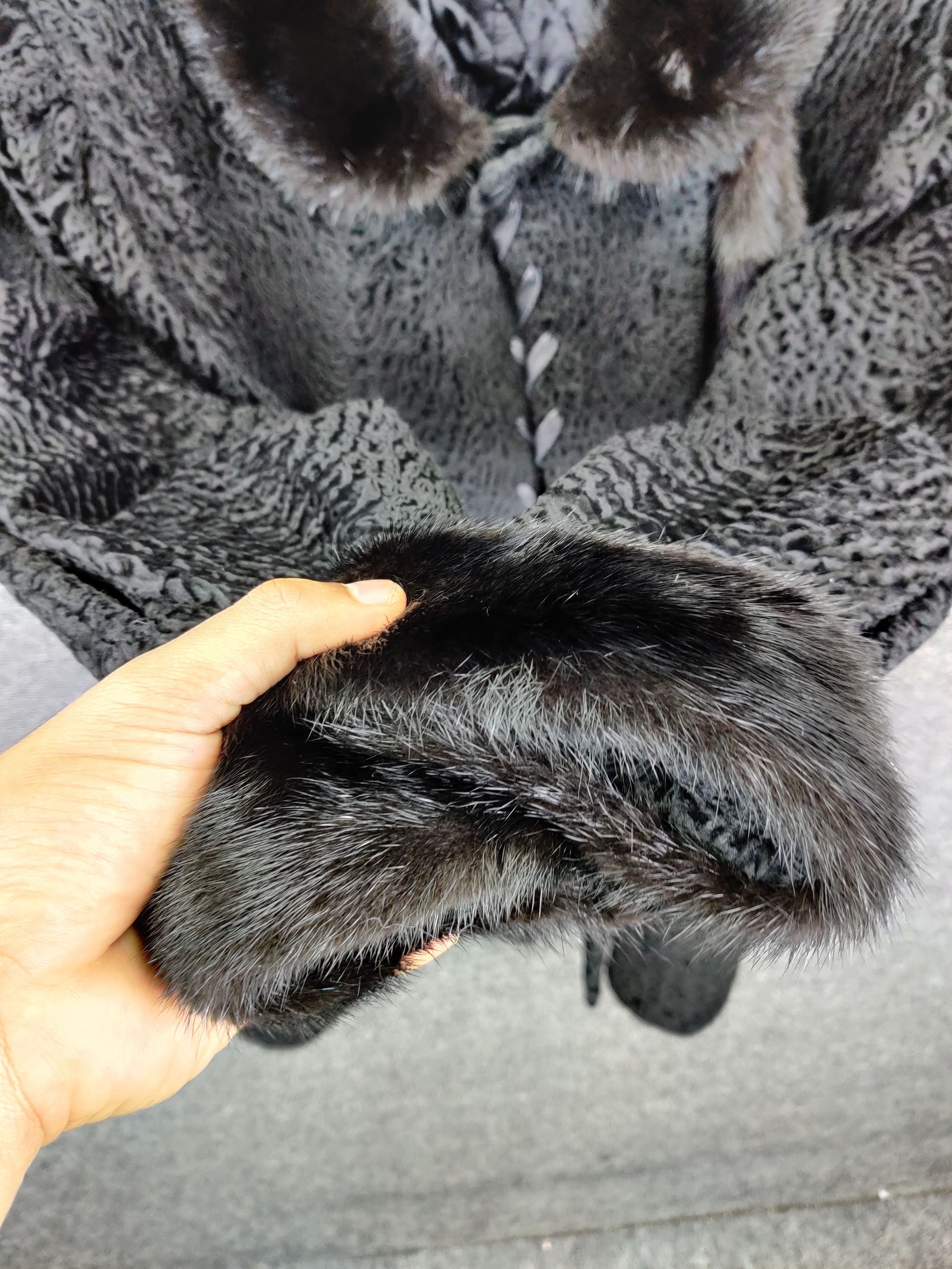 Japanese Brand Fosma France Leather Fur Jacket Size US M / EU 48-50 / 2 - 10 Thumbnail