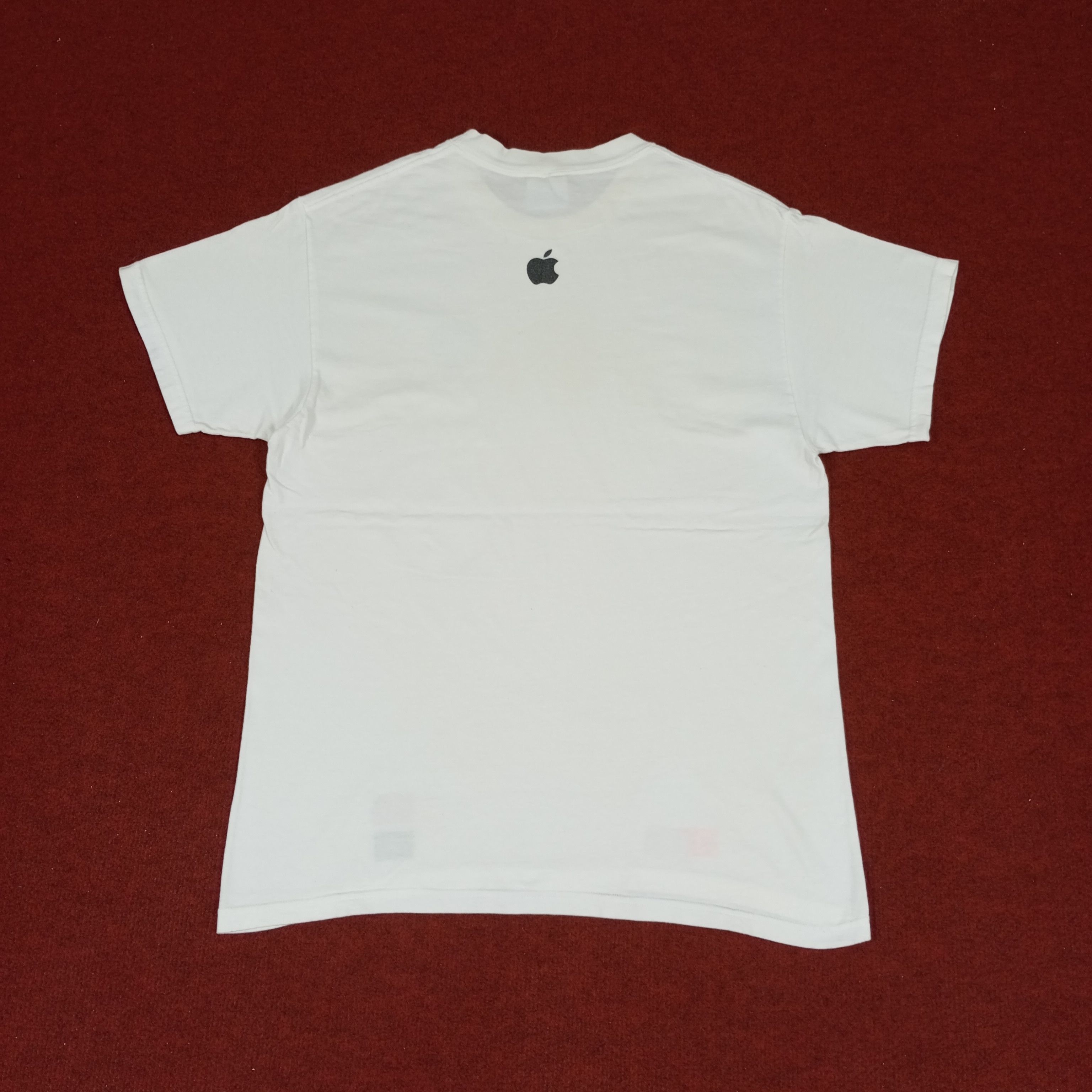 Apple × Hanes × Vintage Apple Mac Logo Design Promo Style Vintage Tshirt Size US M / EU 48-50 / 2 - 3 Thumbnail