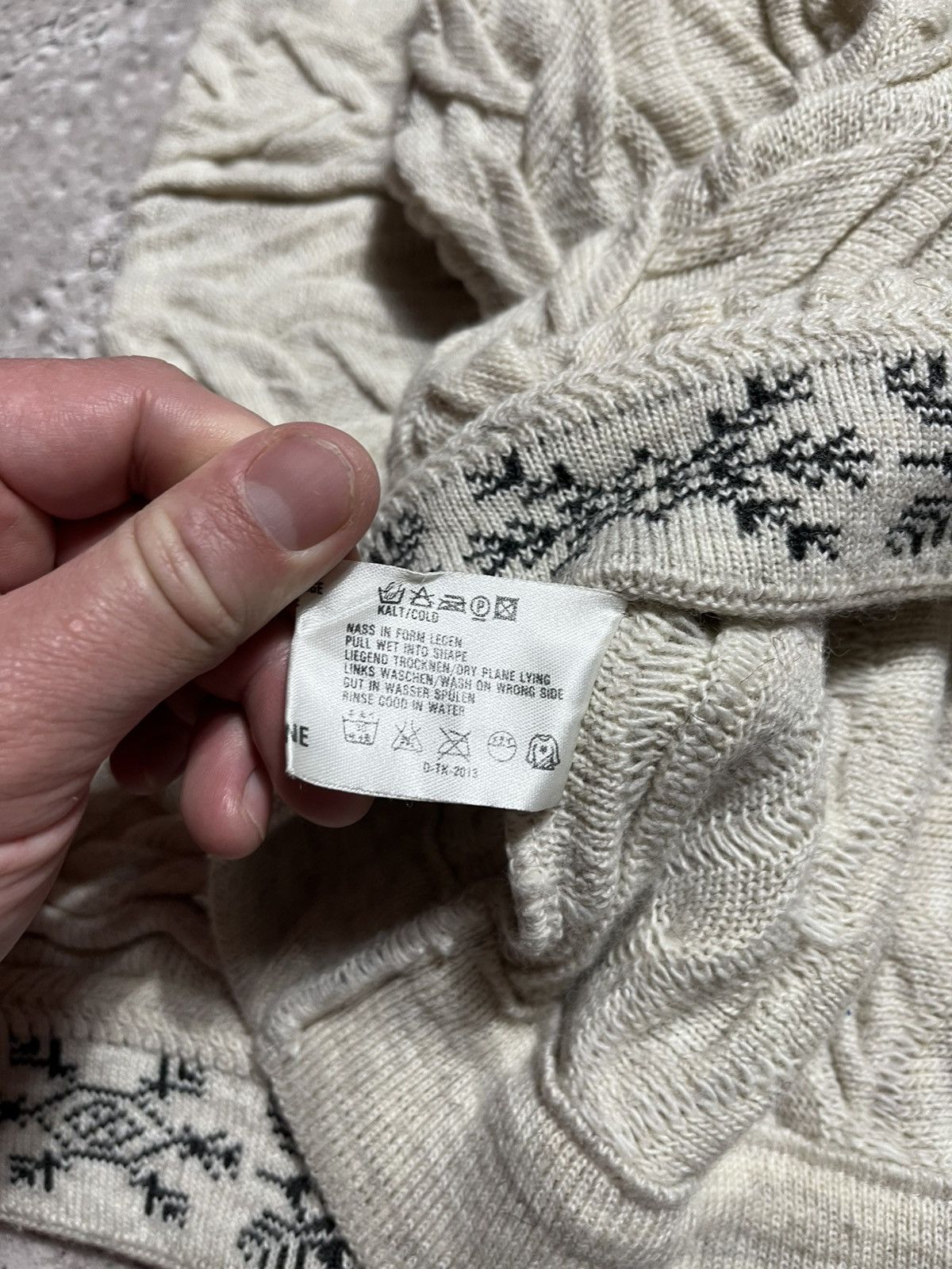 Carlo Colucci × Vintage Vintage Carlo Colucci Sweater Coogi Style Italy Striped Size US L / EU 52-54 / 3 - 9 Thumbnail