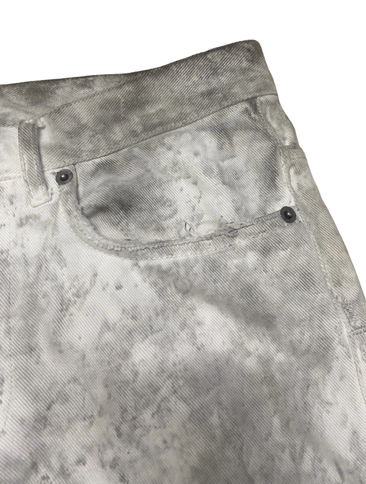 Dior RARE SS06 Dior Homme Dirty Snow Marble Denim Size US 28 / EU 44 - 8 Thumbnail