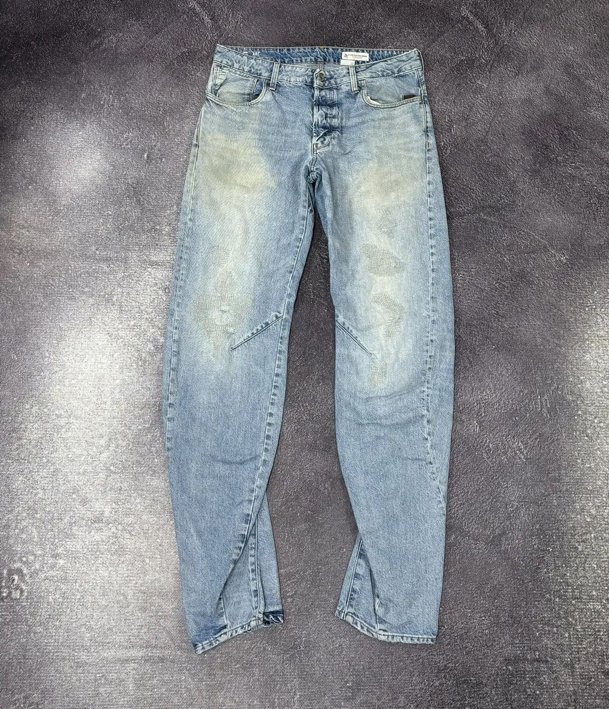 G-Star × Vintage Vintage G-Star Raw ARC 3D Restored Denim Japanese Jeans Size US 32 / EU 48 - 2 Thumbnail