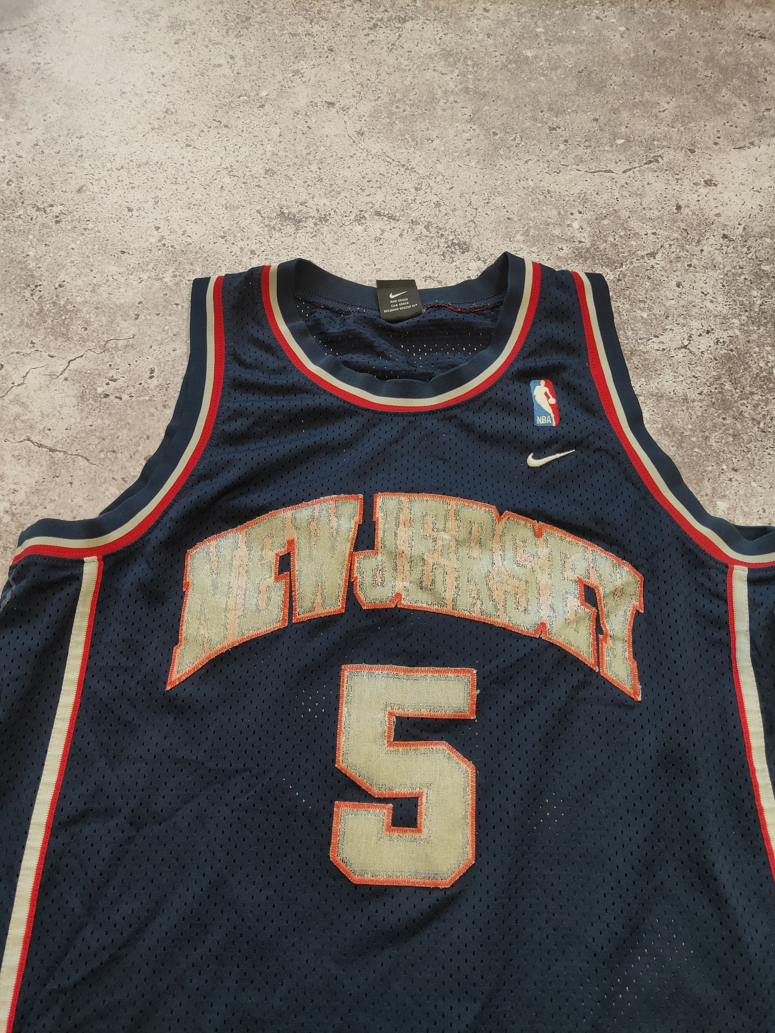 NBA × Nike Nike Vintage NBA New Jersey Nets Jason Kidd Jersey Size US L / EU 52-54 / 3 - 5 Thumbnail