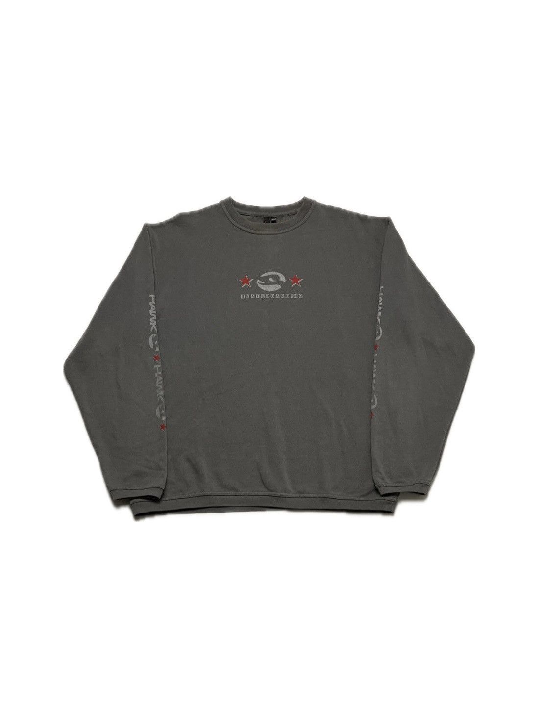 Tony Hawk Vintage 90’s HAWK boxy fit sweatshirt skate style Size US XL / EU 56 / 4 - 10 Thumbnail