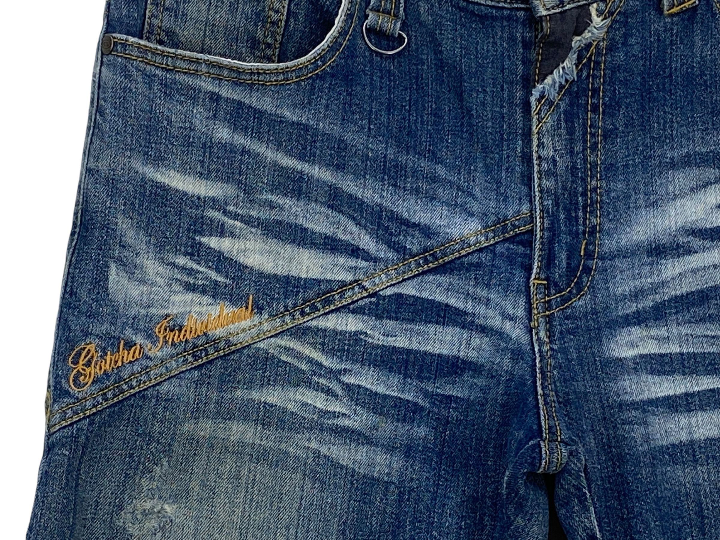 Japanese Brand Gotcha J-Shape Skateboard Surf Jeans Size US 32 / EU 48 - 9 Thumbnail