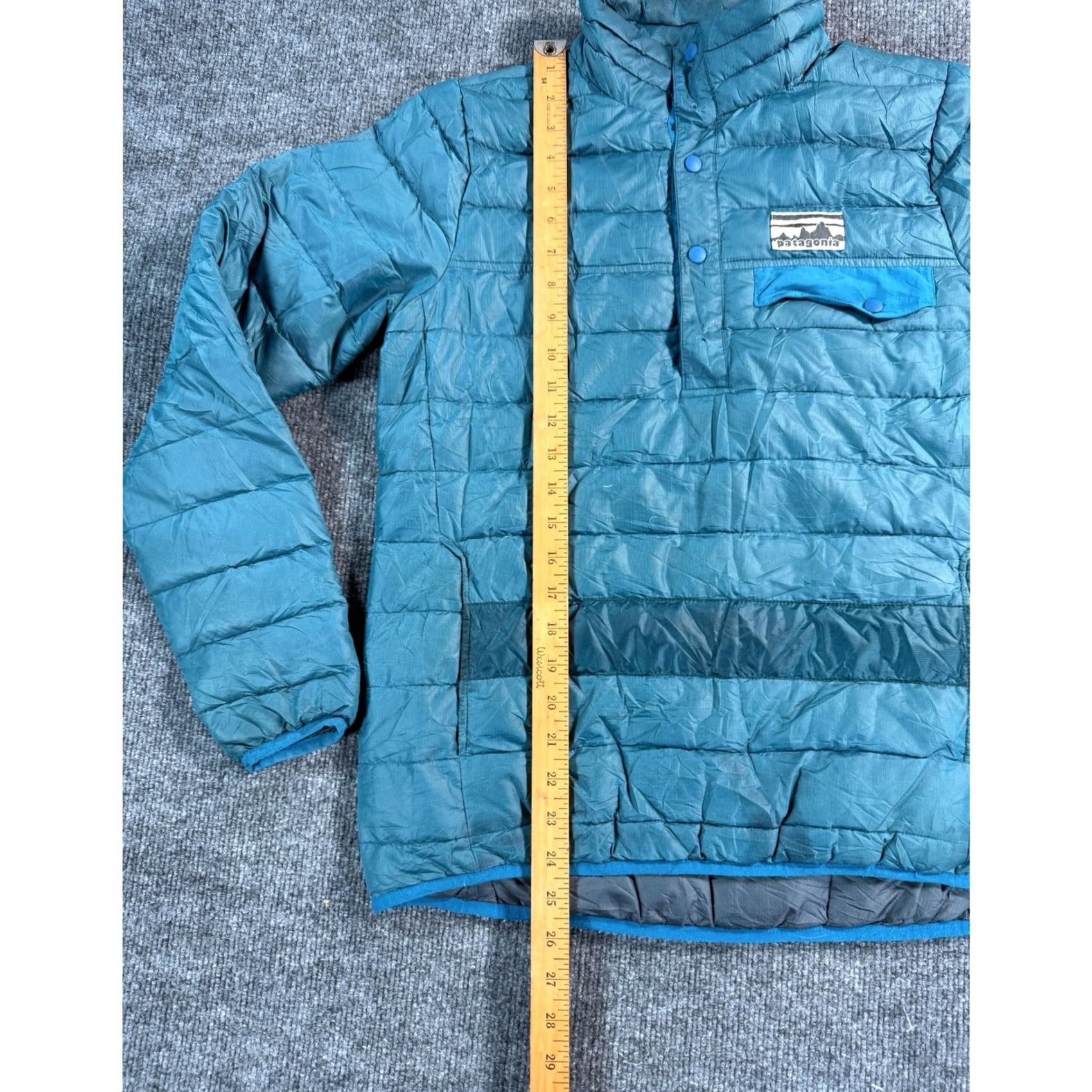 Patagonia Patagonia Down Snap T Pullover Puffer Jacket Womens Small Blue Size S / US 4 / IT 40 - 5 Thumbnail