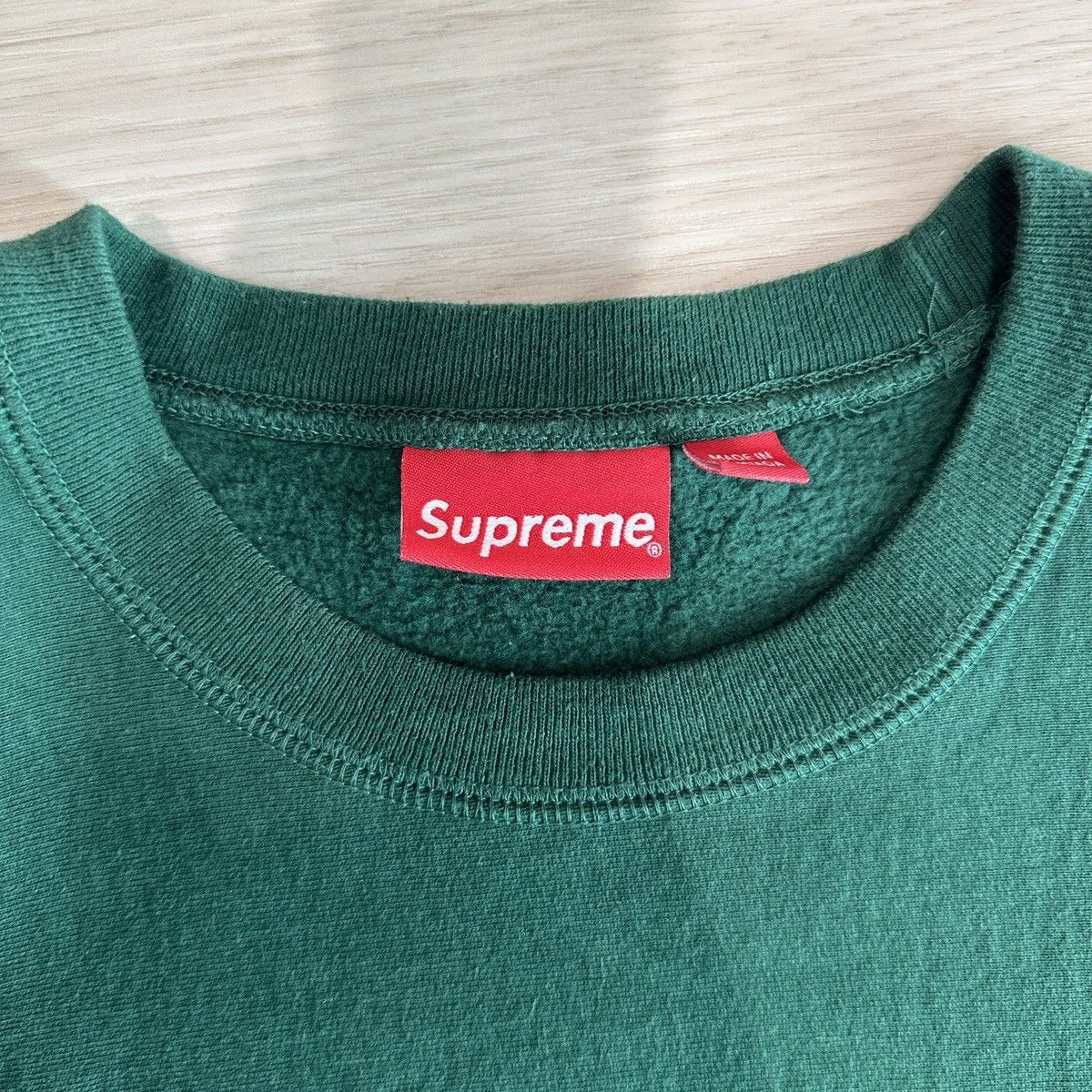 Supreme Supreme Green box logo crewneck Size US L / EU 52-54 / 3 - 3 Thumbnail